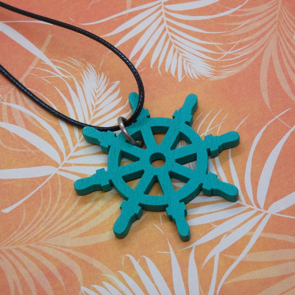 New Ship Wheel Necklace